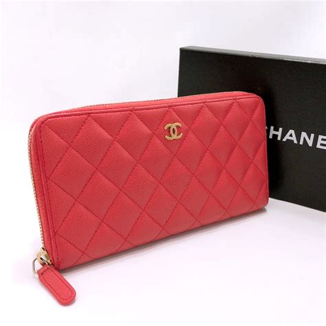 chanel zip wallet a50097